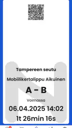 Nysse Mobiili screenshot