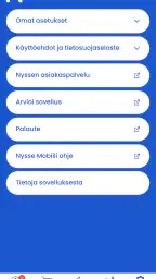 Nysse Mobiili screenshot