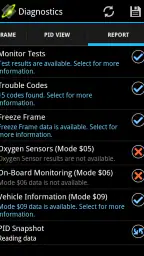 OBDLink (OBD car diagnostics) screenshot