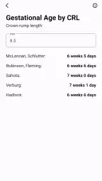 Obstetric Calculator screenshot