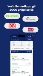 Omio: Junat, bussit & lennot screenshot