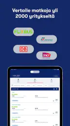 Omio: Junat, bussit & lennot screenshot