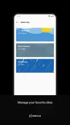 OnePlus Weather screenshot
