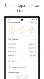 OP-yritysmobiili screenshot