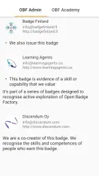Open Badge Passport screenshot