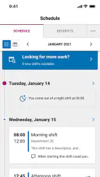 ORTEC Employee Self Service 7 screenshot