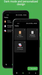 Ostoslista ja ruokavarasto screenshot