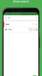 Ostoslista ja ruokavarasto screenshot