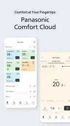 Panasonic Comfort Cloud screenshot