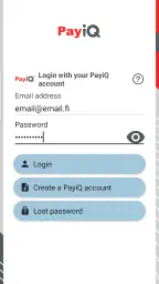 PayiQ Tickets screenshot