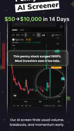Penny Stocks AI Screener Bot screenshot