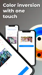Photo invert color screenshot
