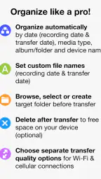 PhotoSync NAS Add-On screenshot