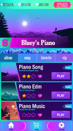 Piano Bluey's Tiles Game screenshot