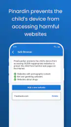 Pinardin: Vanhempien valvonta screenshot