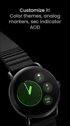 Pixel Analog Watch face screenshot