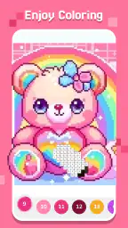 Pixel Coloring-Color by number screenshot
