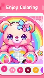 Pixel Coloring-Color by number screenshot