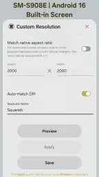 Pixels: Resolution+DPI Changer screenshot