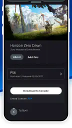 PlayStation App screenshot