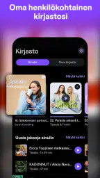 Podimo: Podcastit & äänikirjat screenshot