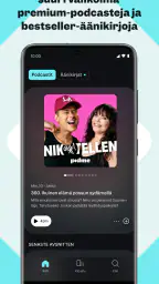 Podme – Podcastit & äänikirjat screenshot