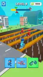 Police Car Shape Shifting Race screenshot
