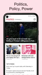 POLITICO Europe Edition screenshot