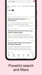 POLITICO Europe Edition screenshot
