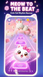 PopCat:Run Music Beats 2 screenshot
