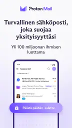 Proton Mail salattu sähköposti screenshot