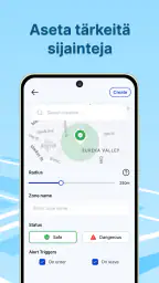 Puhelinpaikannin – GPS screenshot