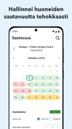 Pulse Booking.com-kumppaneille screenshot