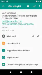 QR- ja viivakoodinlukija screenshot