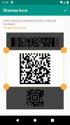 QR- ja viivakoodinlukija screenshot