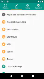 QR- ja viivakoodinlukija screenshot
