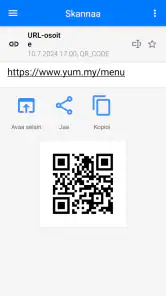 QR & Viivakoodi Skanneri screenshot