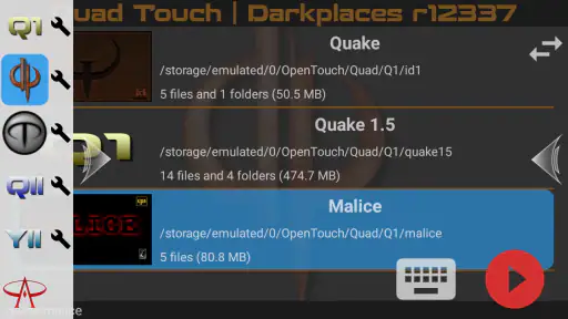 Quad Touch screenshot