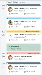 Quinyx Mobile screenshot