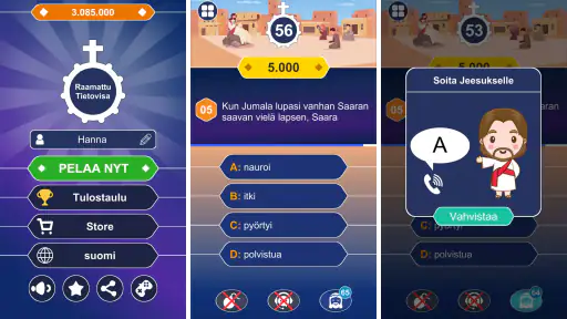 Quiz: Raamattu - Kristinusko screenshot