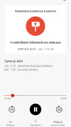 Raamattu kannesta kanteen screenshot