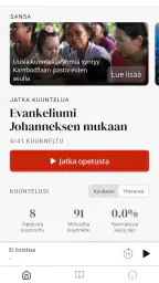 Raamattu kannesta kanteen screenshot