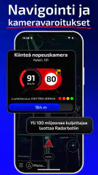 Radarbot: Tutkanpaljastin GPS screenshot