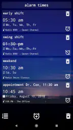 Radio Alarm Clock + screenshot