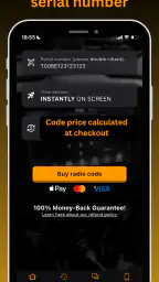 Radio Code Unlock Instantly screenshot