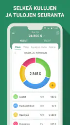 Rahan hallinta - budjetti screenshot