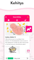 Raskauden laskin viikoittain screenshot
