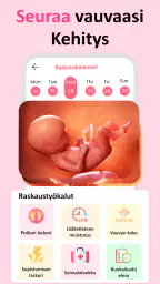 raskaus sovellus vauvan kehity screenshot