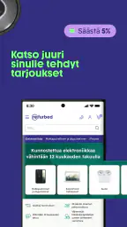 Refurbed – kunnostettu tech screenshot