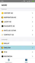 Result 4D Live History 4D screenshot